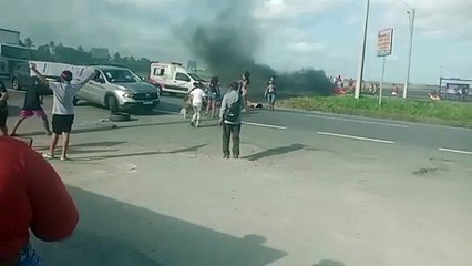 Família protesta por respostas sobre desaparecimento de mãe e bebê em Rio Largo