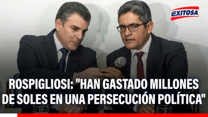 Rospigliosi sobre Rafael Vela y Domingo Pérez: "Han gastado millones de soles de nuestros impuestos en una persecución política"