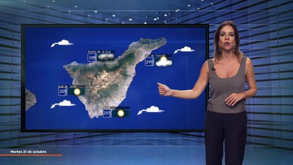 La previsión del tiempo en Canarias para el 21 de octubre de 2025, en Atlántico Televisión.