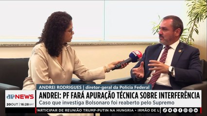 Andrei Rodrigues comenta inquérito contra Bolsonaro: “PF fará apuração técnica sobre interferência”