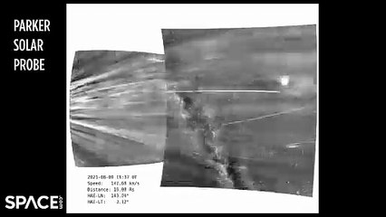 The Amazing NASA Probe Footage Flying Through The Sun's Corona