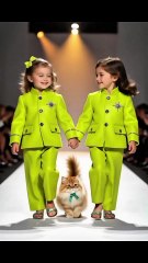 🌸 Tiny Steps, Big Fashion – Adorable Kid Walk!