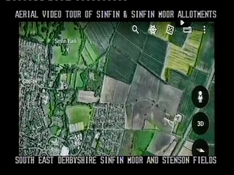 KBV-078 Aerial view of Sinfin Moor & Sinfin Moor Allotments