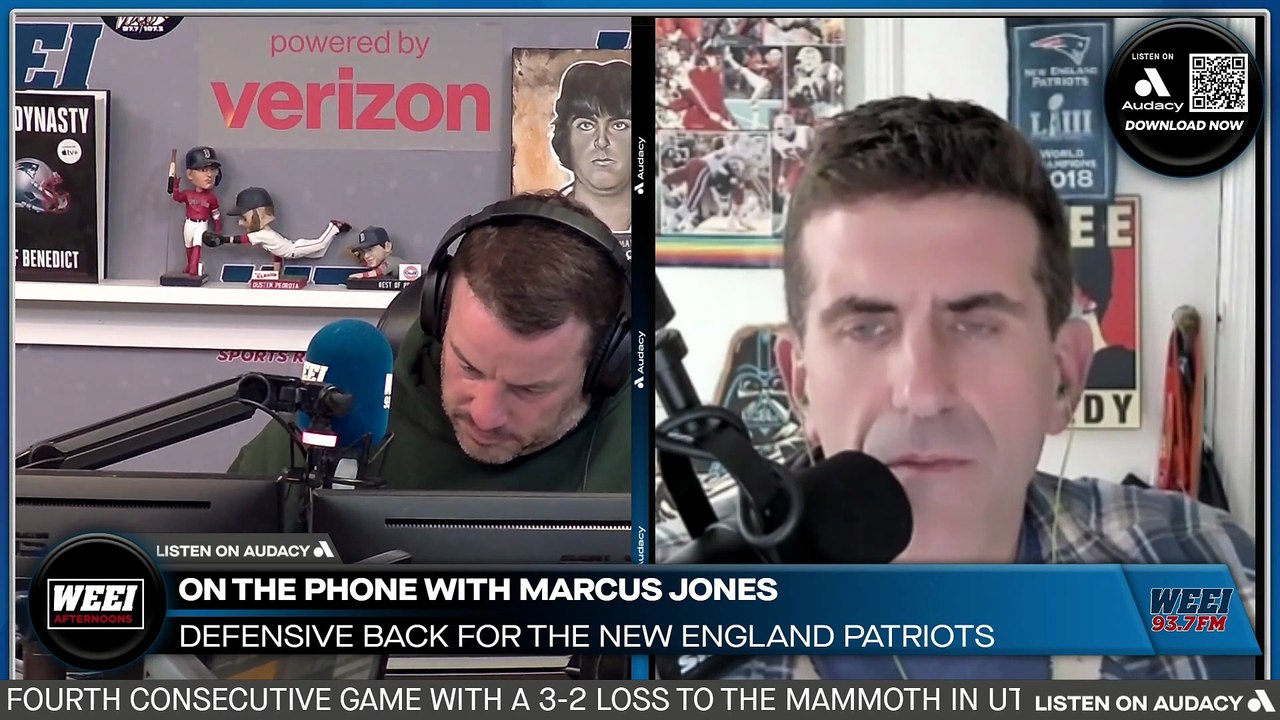 WEEI Afternoons: Marcus Jones joins the show following the Patriots' win over the Titans