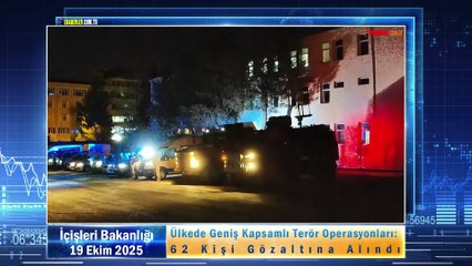 Ülkede Geniş Kapsamlı Terör Operasyonları: 62 Kişi Gözaltına Alındı