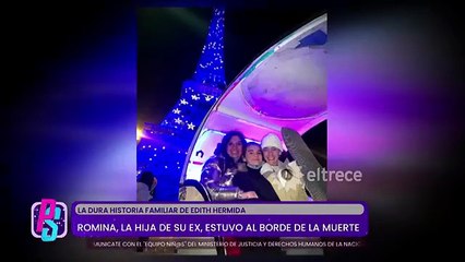 La dura historia de la hija del ex de Edith Hermida