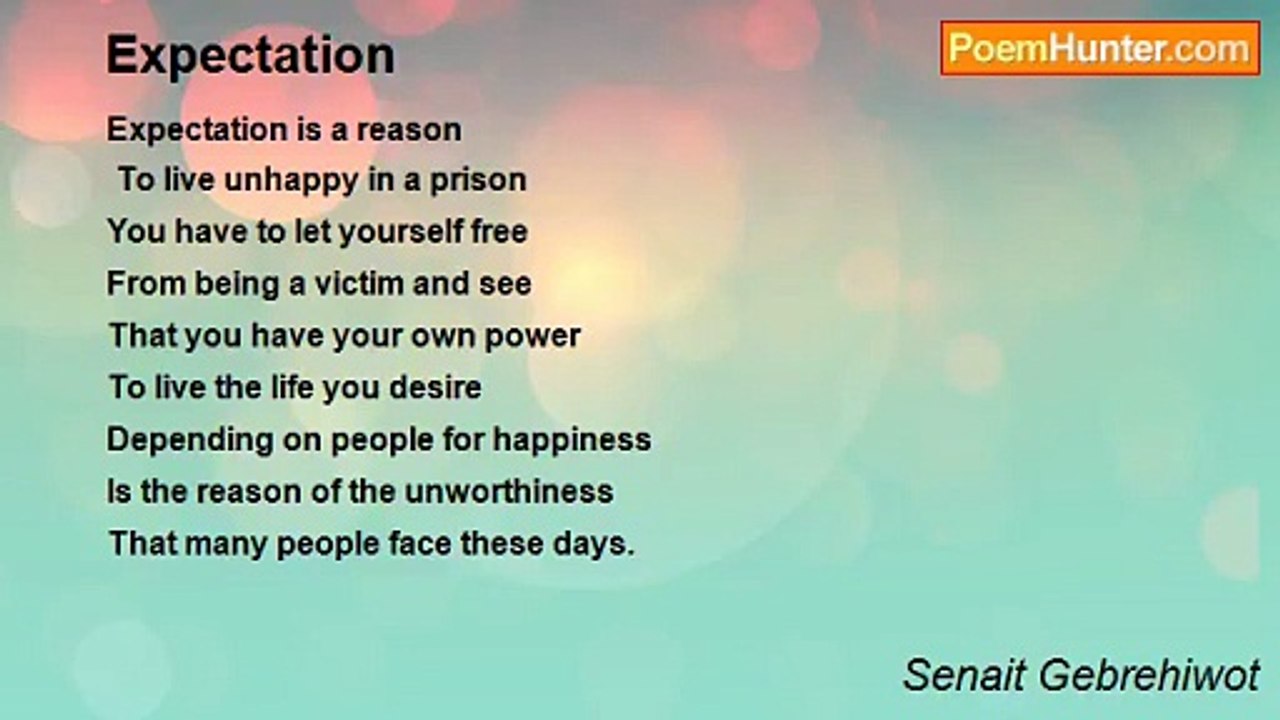 Senait Gebrehiwot - Expectation