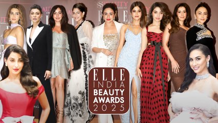 Bollywood's Leading Ladies Kriti, Rakul, Sushmita, Nora & More Takes Over Elle India Beauty Awards 2025 Red Carpet