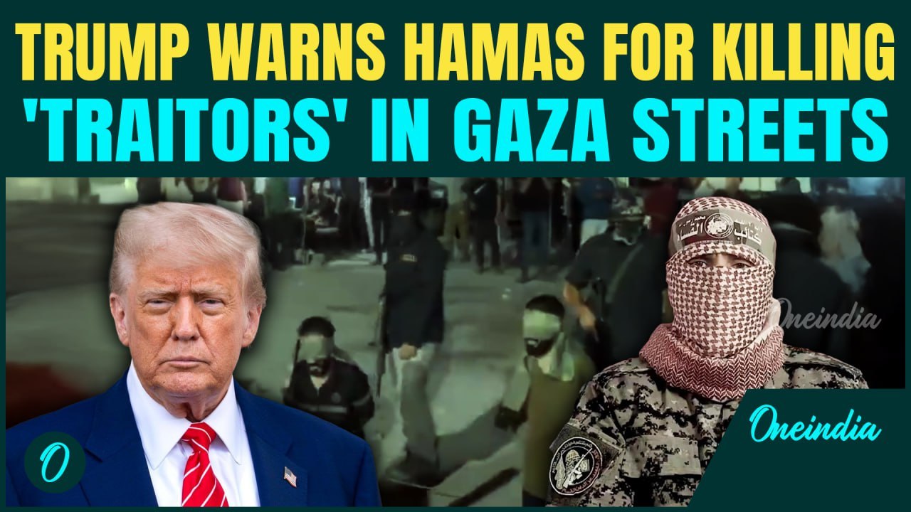 Trump's Final Warning To HAMAS: ‘We Will Kill Them’ Trump Threatens Hamas Over Gaza Gang Violence