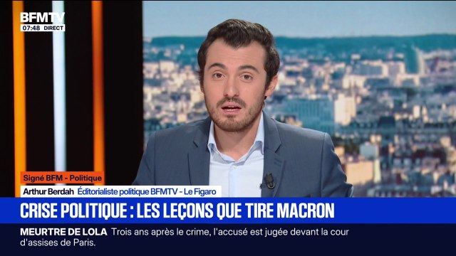 SIGNÉ BFM - Crise politique: les leçons à tirer pour Emmanuel Macron