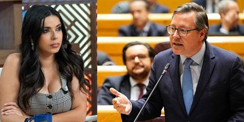 ¡Qué momentazo! Alfonso Serrano (PP) electrocuta en segundos a Sarah Santaolalla a cuenta de sus pingües ingresos en TVE