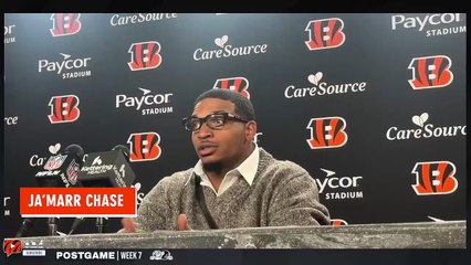 Ja'Marr Chase on Cincinnati Bengals' Win Over Steelers on Thursday Night Football