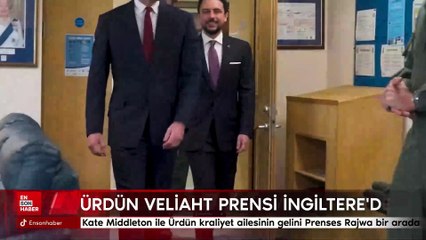 Kate Middleton ile Ürdün kraliyet ailesinin gelini Prenses Rajwa bir arada
