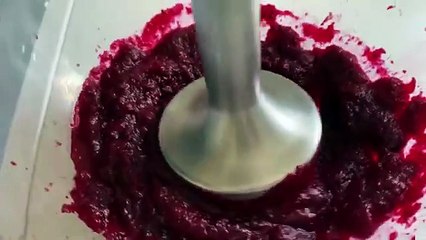 Risotto alla barbabietola con formaggio caprino