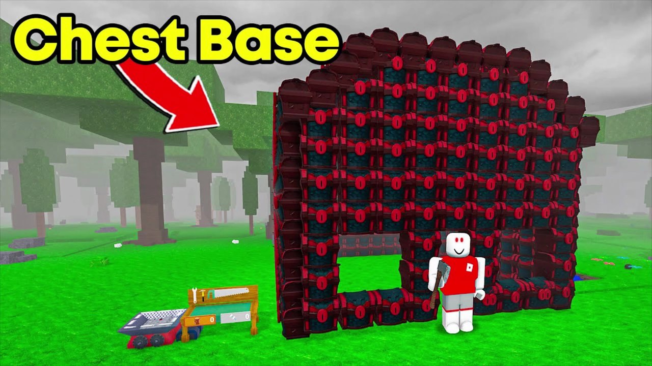 ROBLOX | Using ADMIN COMMANDS to Built an ILLEGAL Base in 99 Nights in the Forest