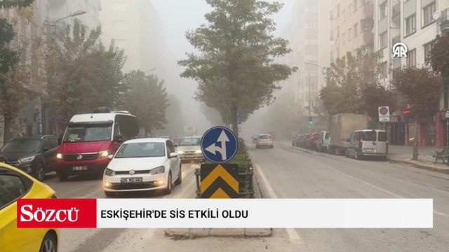Eskişehir'de sis etkili oldu