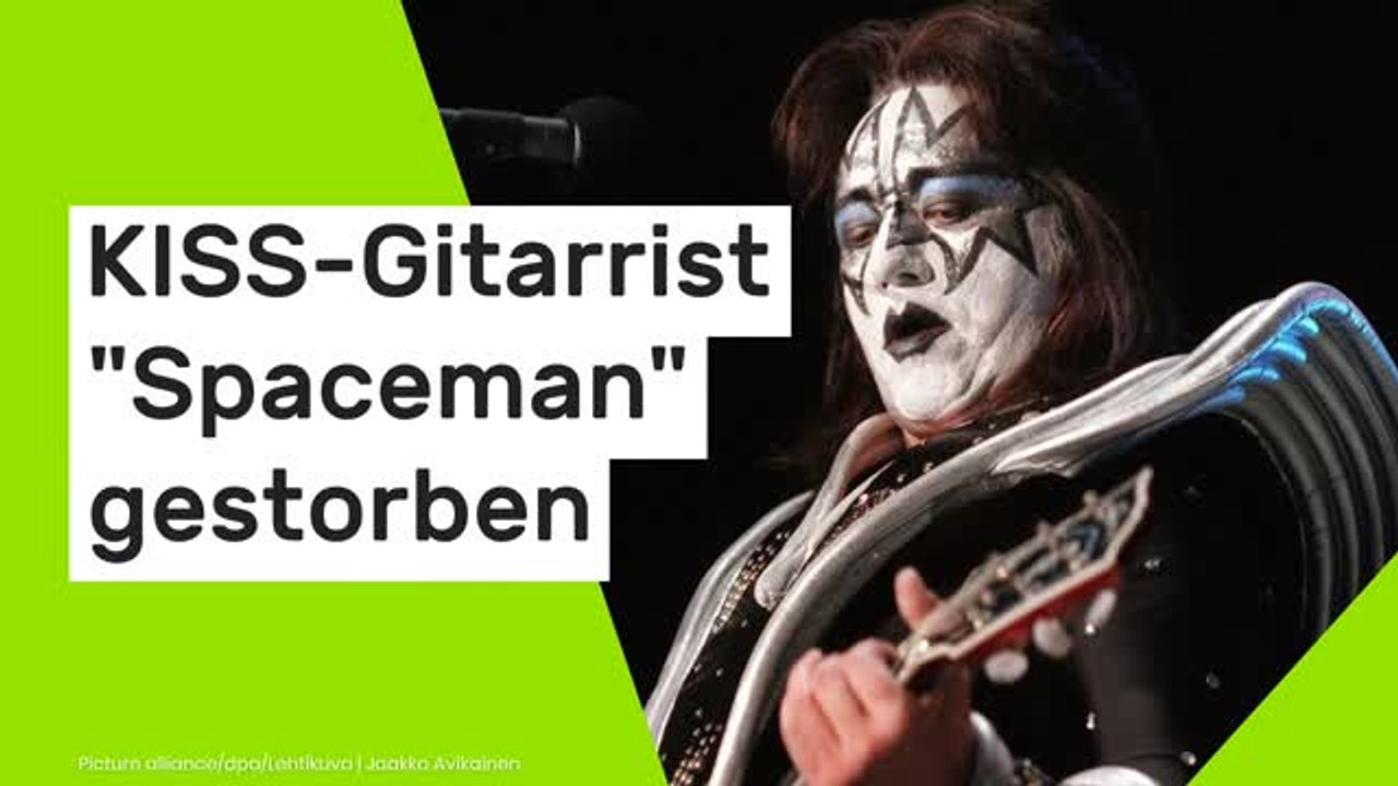 Ace Frehley ist tot: Er ist im Studio gestürzt - KISS-Gitarrist (74) gestorben