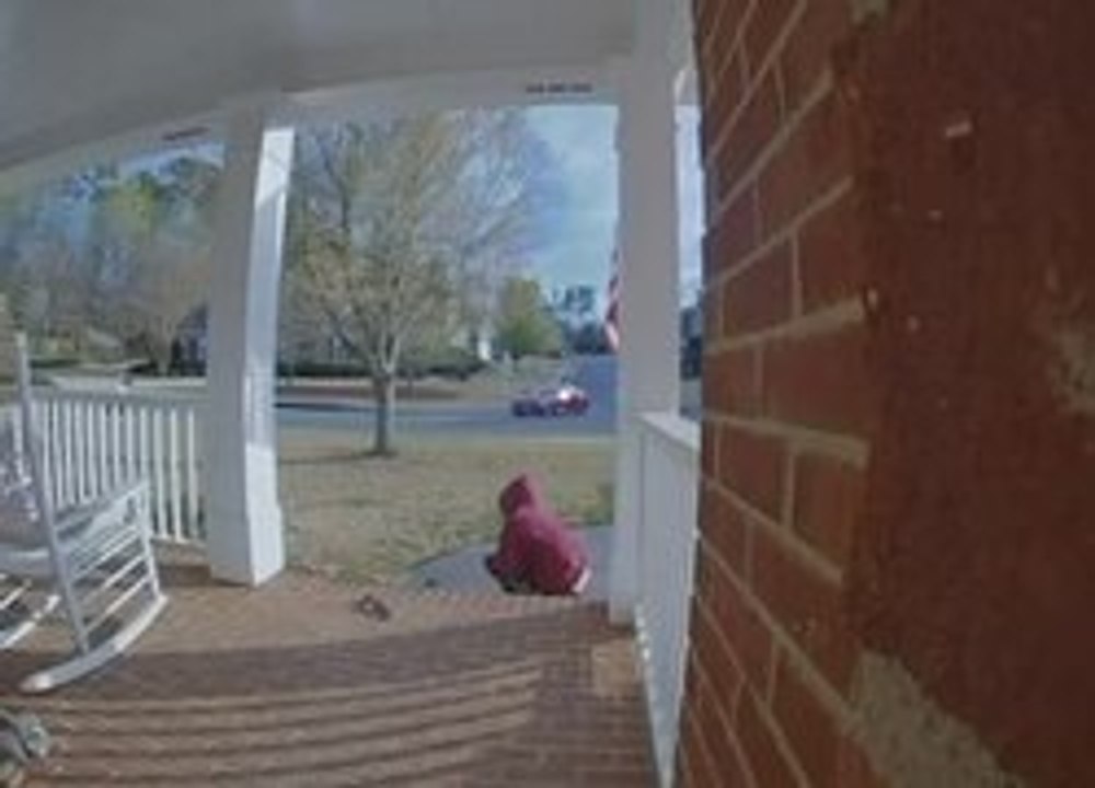 Boy Trips on Porch Step and Falls