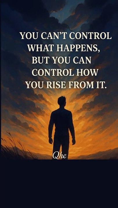 Control Your Response, Not The Situation 🌅  Powerful Motivation