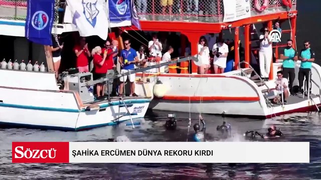 Şahika Ercümen dünya rekoru kırdı