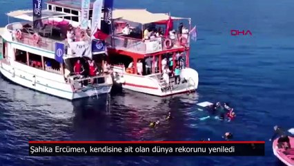 Şahika Ercümen, kendisine ait olan dünya rekorunu yeniledi