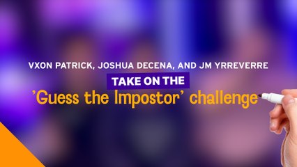 Stars on the Floor: VXON Patrick, Joshua, and JM take on the ‘Guess the Impostor’ challenge!