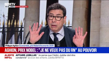 "Je ne m'y attendais pas du tout": Philippe Aghion évoque l'obtention de son prix Nobel d'économie