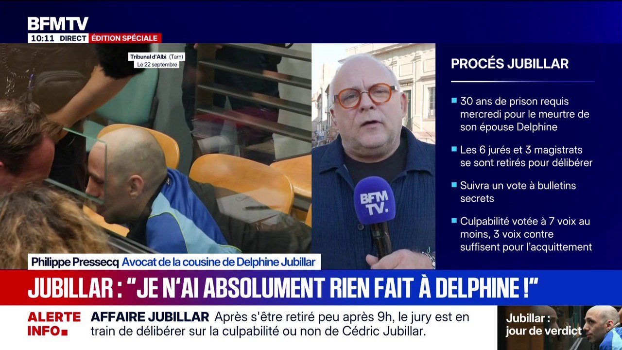 Procès de Cédric Jubillar: "Je pense évident qu'il est coupable", assure Philippe Pressecq, avocat de la cousine de Delphine Jubillar