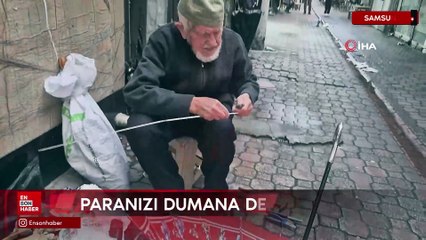 Samsun’un asırlık çınarı gençlere tavsiye: Paranızı dumana değil, fakire verin