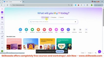 Canva for Social Media Marketing | Learn Post, Logo & Banner Designing Step-by-Step | Day - 4