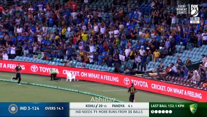 Virat Kohli 40(24) vs Australia 2020 ball by ball highlights