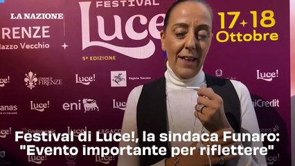 Festival di Luce!, la sindaca Funaro: "Evento importante per riflettere"