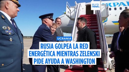 Un bombardeo ruso causa apagones en Ucrania mientras Zelenski pide ayuda a Trump en Washington