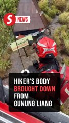 Hiker's body retrieved from Gunung Liang after weather delays airlift