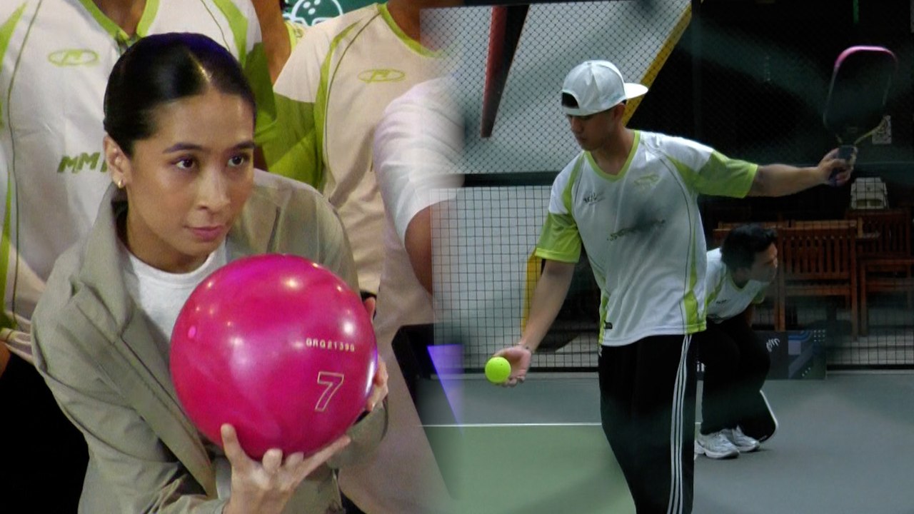 Kecoh habis bila mStar jumpa Suria FM... Penyampai dan artis popular tunjuk skil boling, pickelball