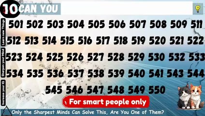 Can you find the missing numbers? (P.10) 🔢
