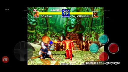 Fatal Fury 3 Sokaku Mochizuki vs Jin Chonshu  fala de vitória do Jin Chonshu em português