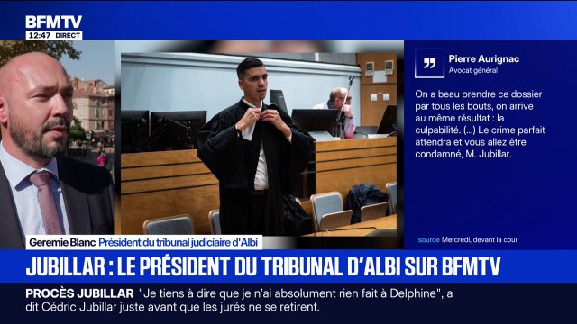 Les six jurés et les trois magistrats sont à égalité : Geremie Blanc, président du tribunal d'Albi, où se déroule le procès Jubillar, explique les modalités des délibérations