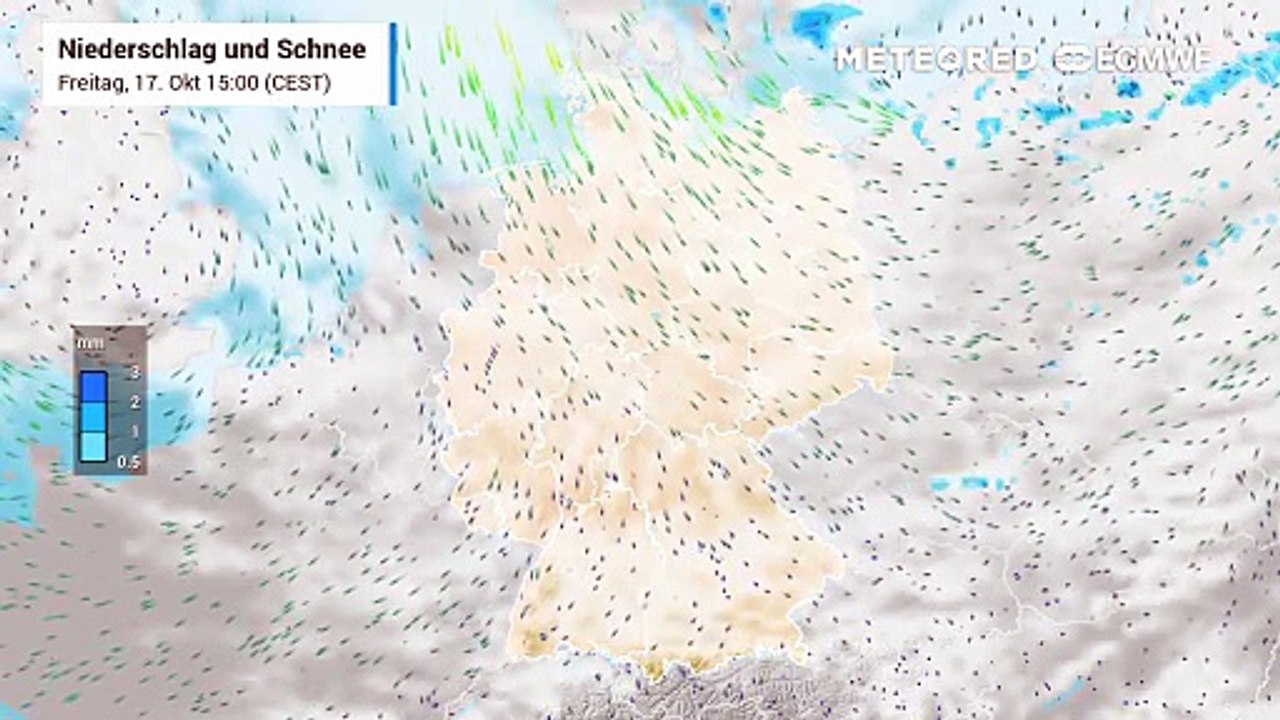 Ab Sonntagabend kommt der Wetterwechsel aus Westen: Regenwolken ziehen auf!
