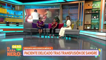 PACIENTE DELICADO TRAS TRANSFUSIÓN DE SANGRE
