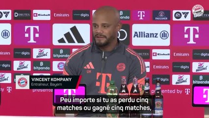 Bayern - Kompany veut juste battre Dortmund