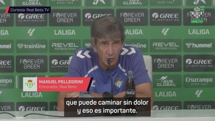 Pellegrini muy cauteloso ante la recuperación de Isco: no estará antes del parón