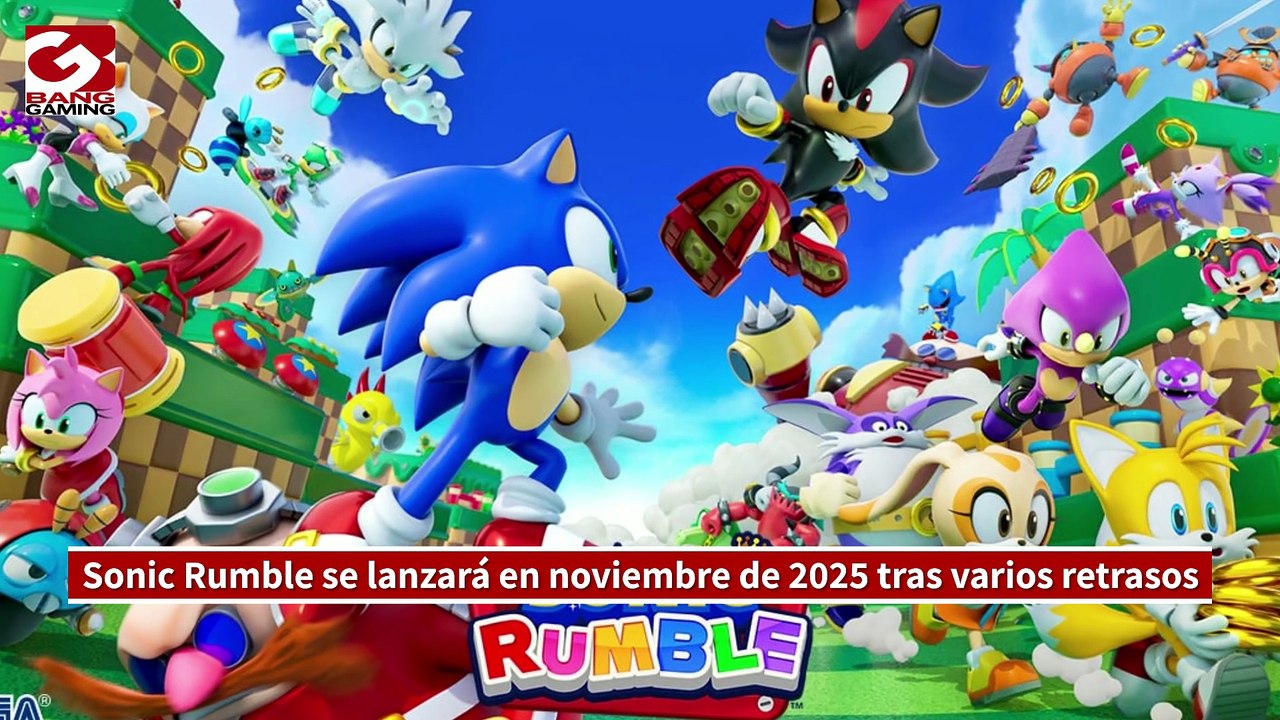 Sonic Rumble se lanzará en noviembre de 2025 tras varios retrasos