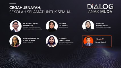 Dialog Anak Muda: Cegah jenayah, sekolah selamat untuk semua
