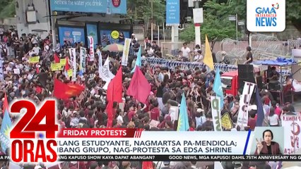 Panawagan ng ilang grupo sa kilos-protesta vs flood control projects - Pagpapanagot sa mga may sala at hindi imbestigasyon lang | 24 Oras