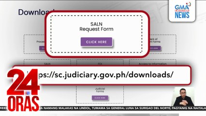 Karapatan ng publiko na makakuha ng impormasyon at records tulad ng SALN, sinuportahan ng Korte Suprema | 24 Oras