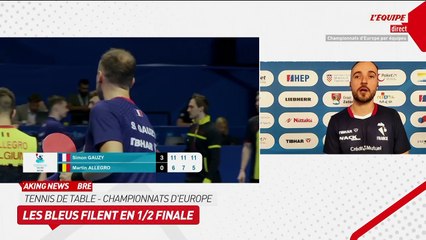 Simon Gauzy : « Heureux de la manière » - Tennis de table