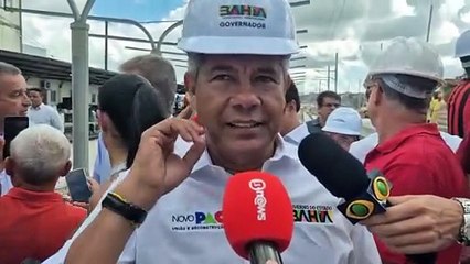 Jerônimo faz inspeção a obras do VLT e garante que primeiros trens chegarão em dezembro