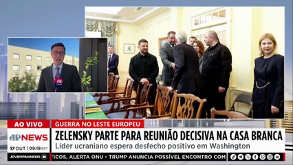 Zelensky se reúne com Trump na Casa Branca