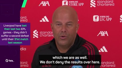 'Liverpool need to be better' - Slot wary after back-to-back defeats